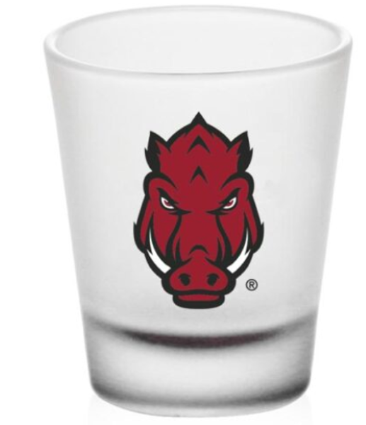 Arkansas Razorbacks Front Facing Hog Shot Glass; $6.99