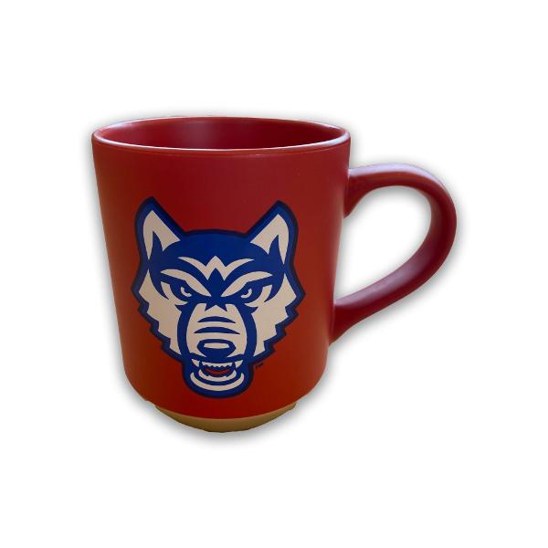 ATHLETICS AND WOLF LOGO SANDSTONE MUG; $19.99