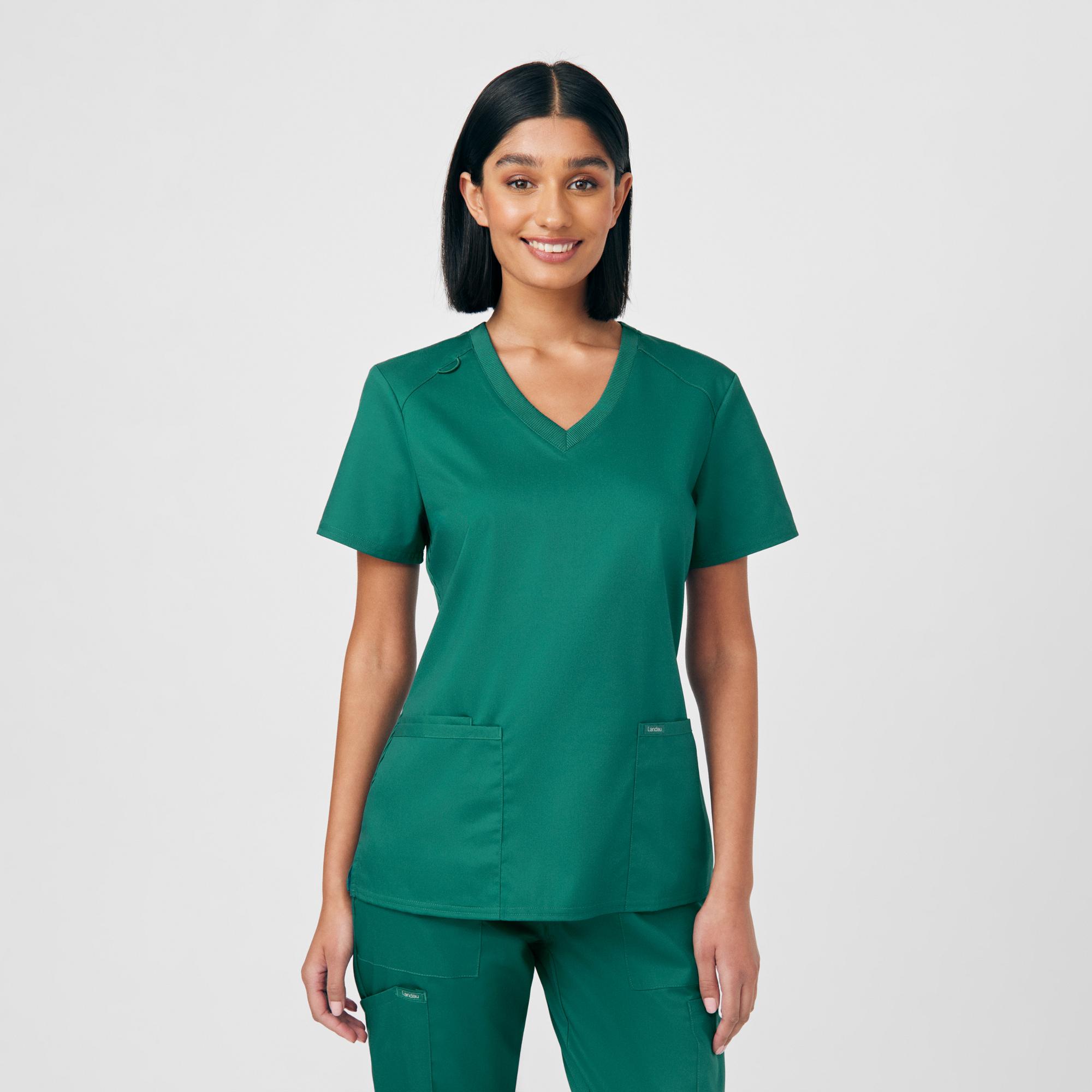 Variant 2 of 5 for Womens ProFlex 3-Pocket V-Neck Scrub Top