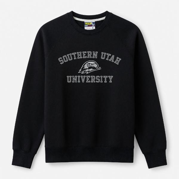 MV SPORT BLACK CREW FLEECE SOU/THOR; $49.99