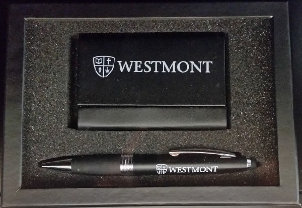 image of: Fanatic Westmont Business Card & Pen Gift Set