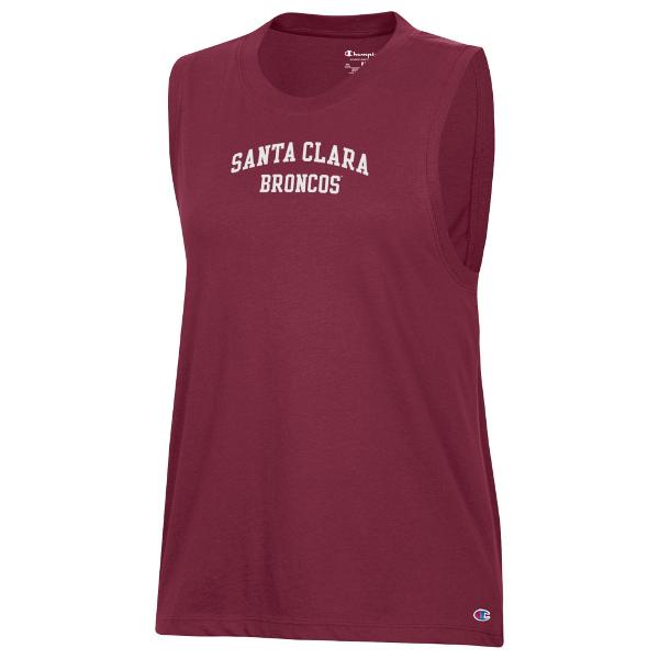 Santa Clara Broncos Champion Women's Core Tank, Garnet; $34.98