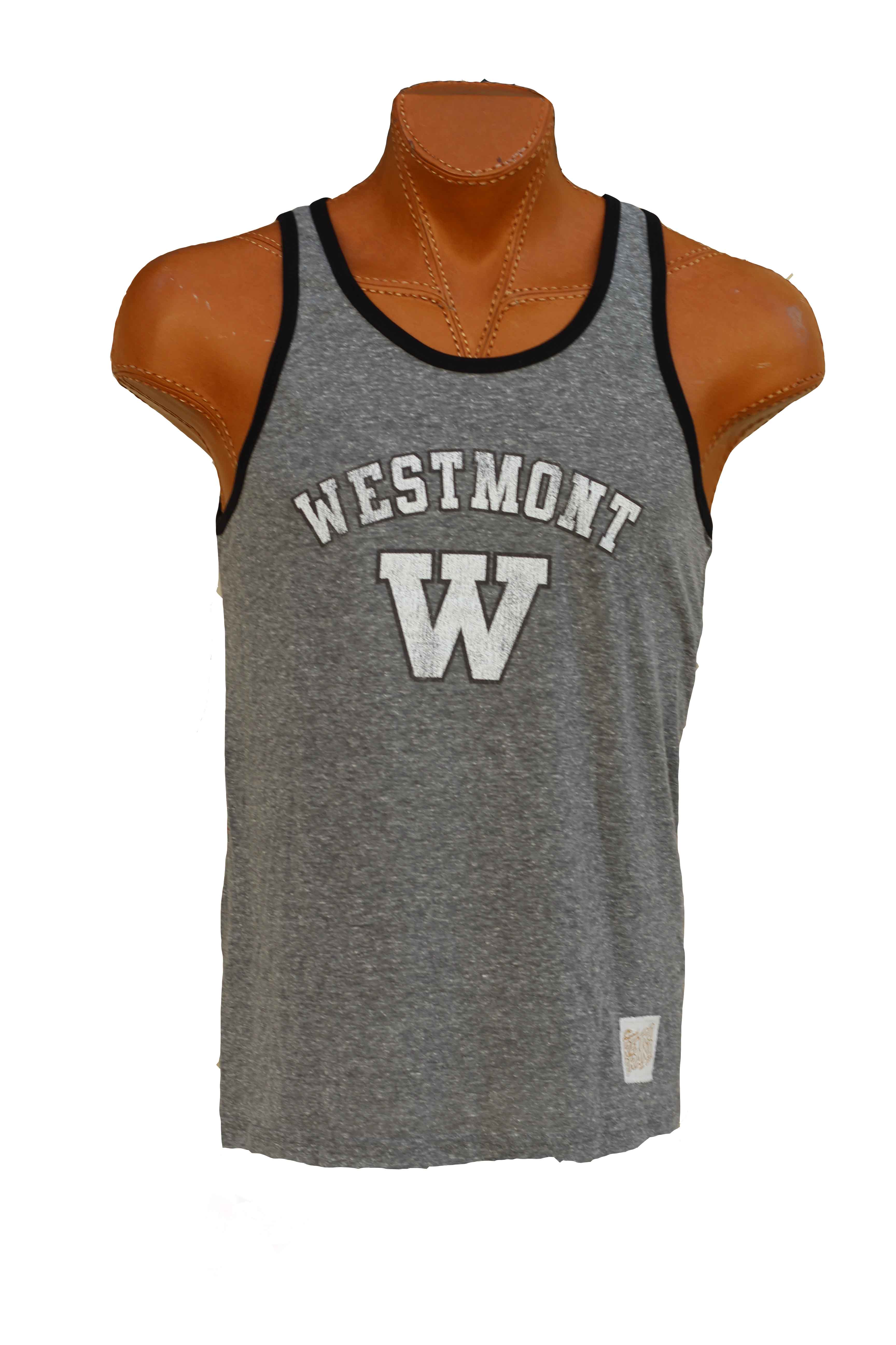 image of: Retro Westmont W Grey Men's Tank