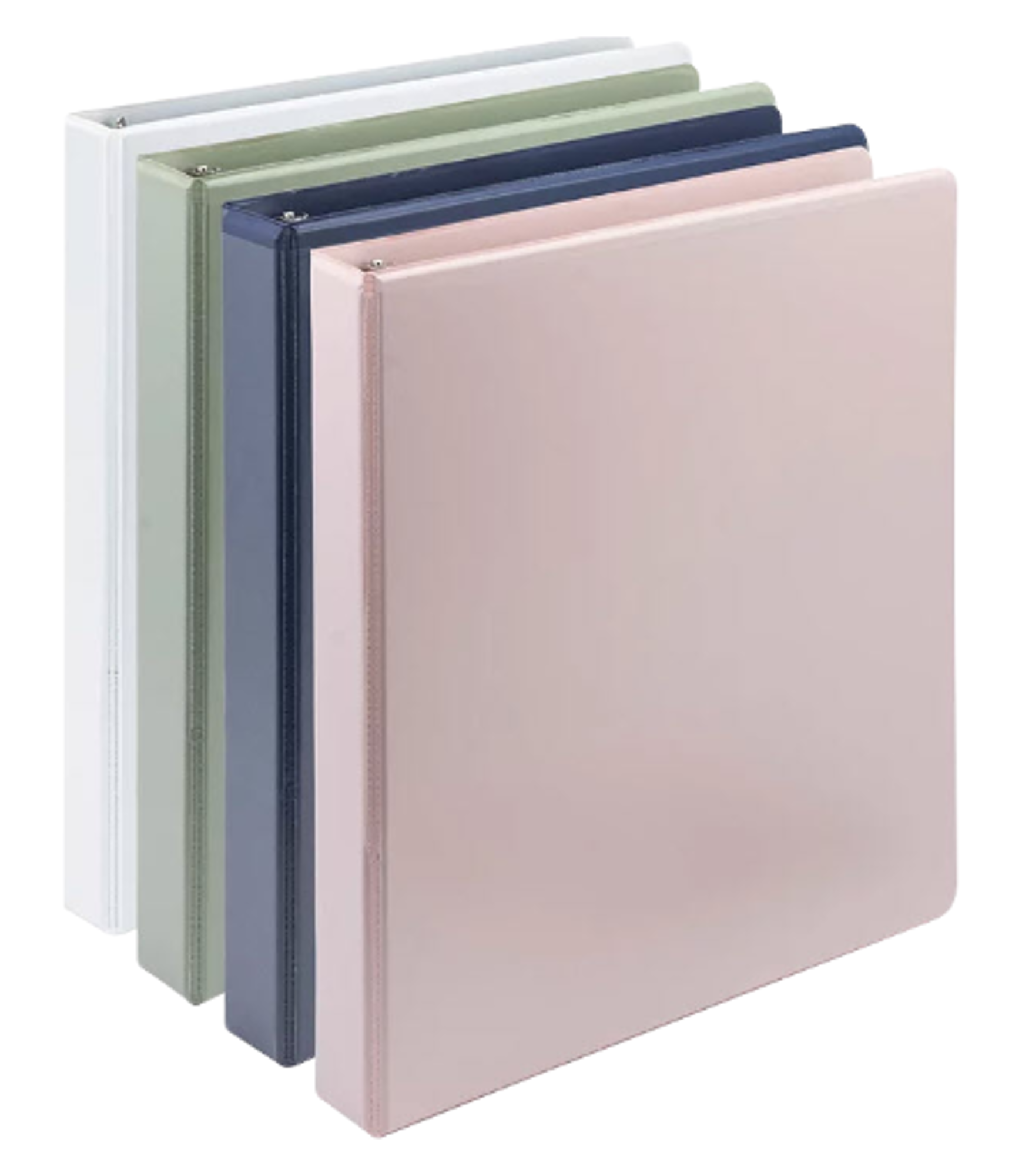 Product image 1 of 1 for Samsill Plant Based Durable Round-Ring 1in Binder, Assorted Pastel Colors