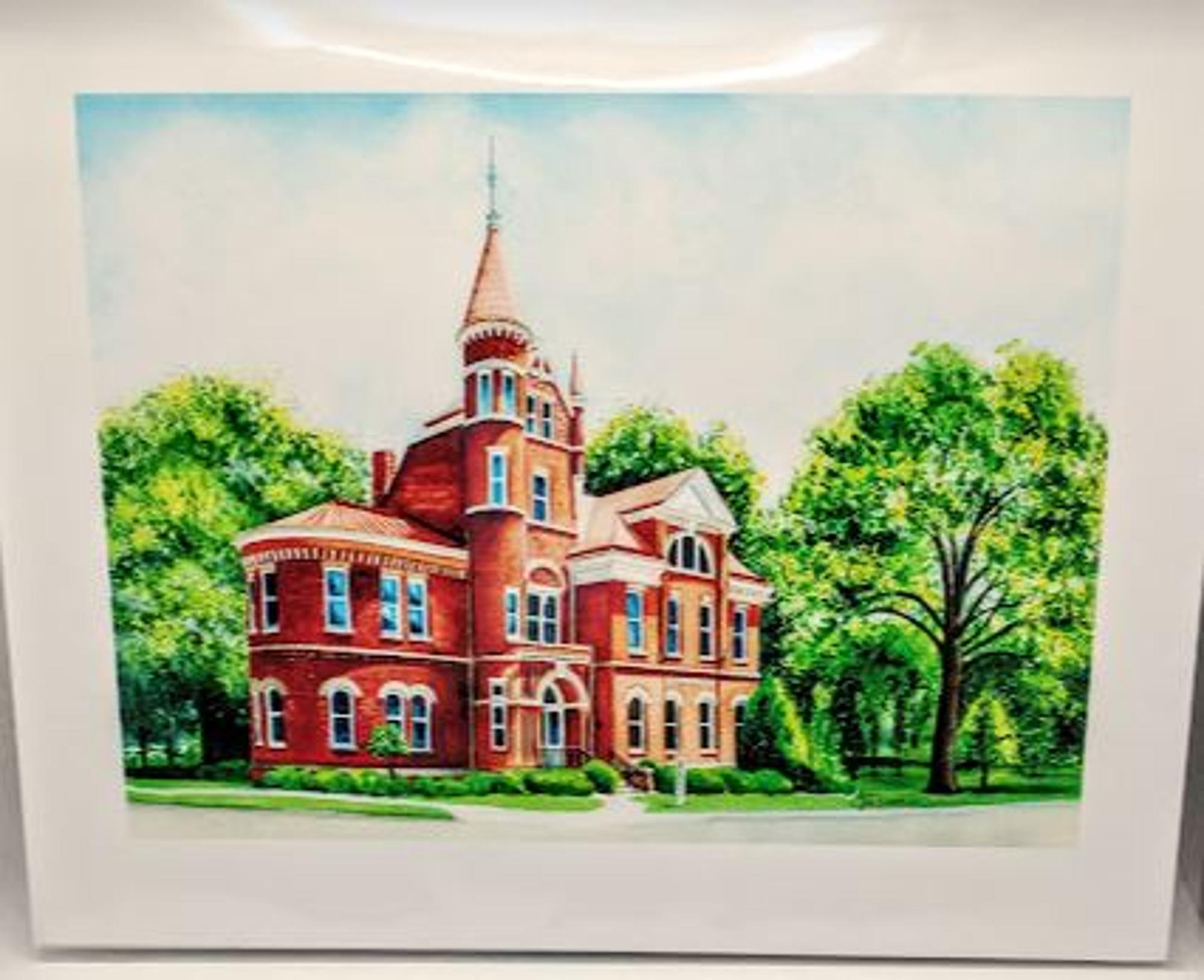 image of: Art Print 10x8 - Ventress Hall