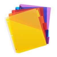 image of: 5 Tab Dividers with Pockets