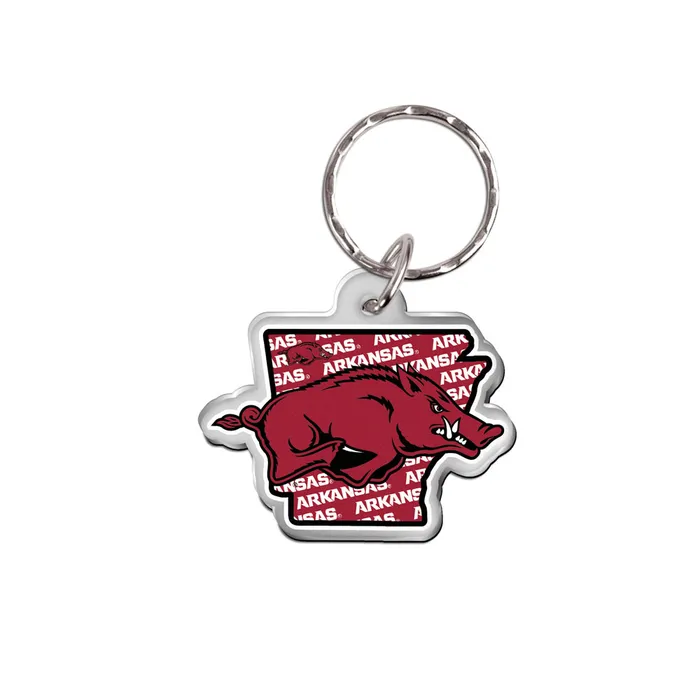 image of: Arkansas Razorbacks Keychain Freeform