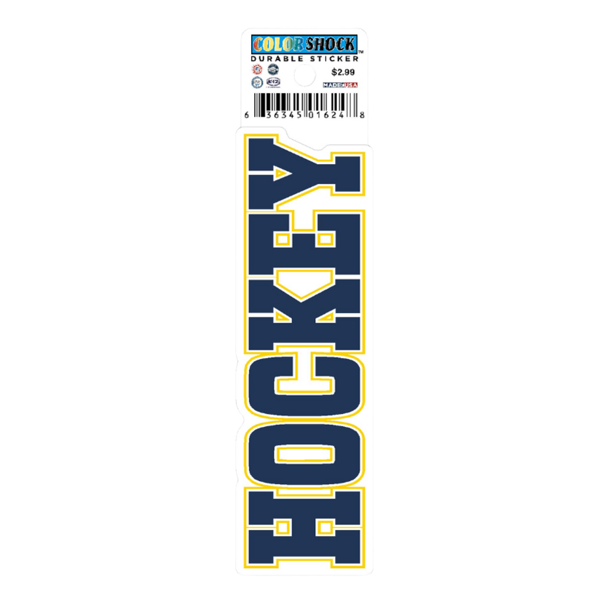 image of: Hockey Textured Sticker