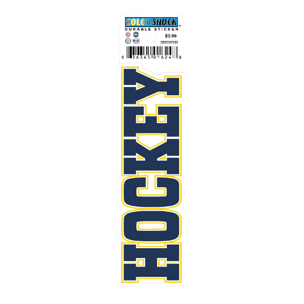 Hockey Textured Sticker; $2.99
