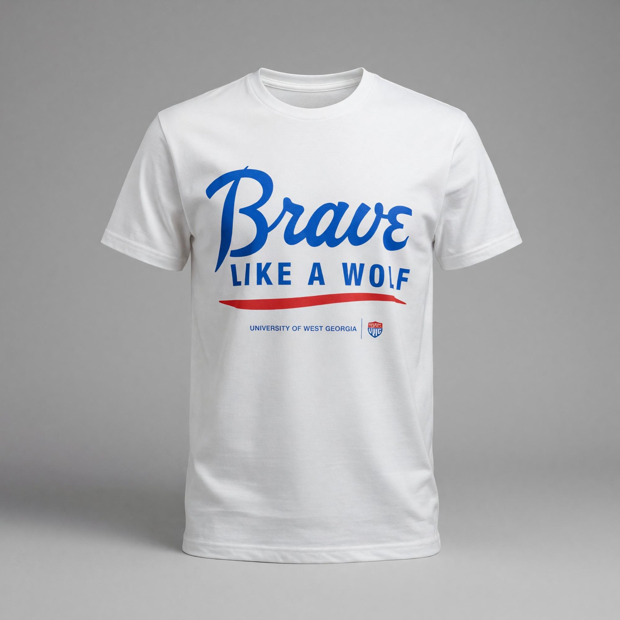 Product image 4 of 5 for BRAVE LIKE A WOLF LOGO CLASSIC TEE