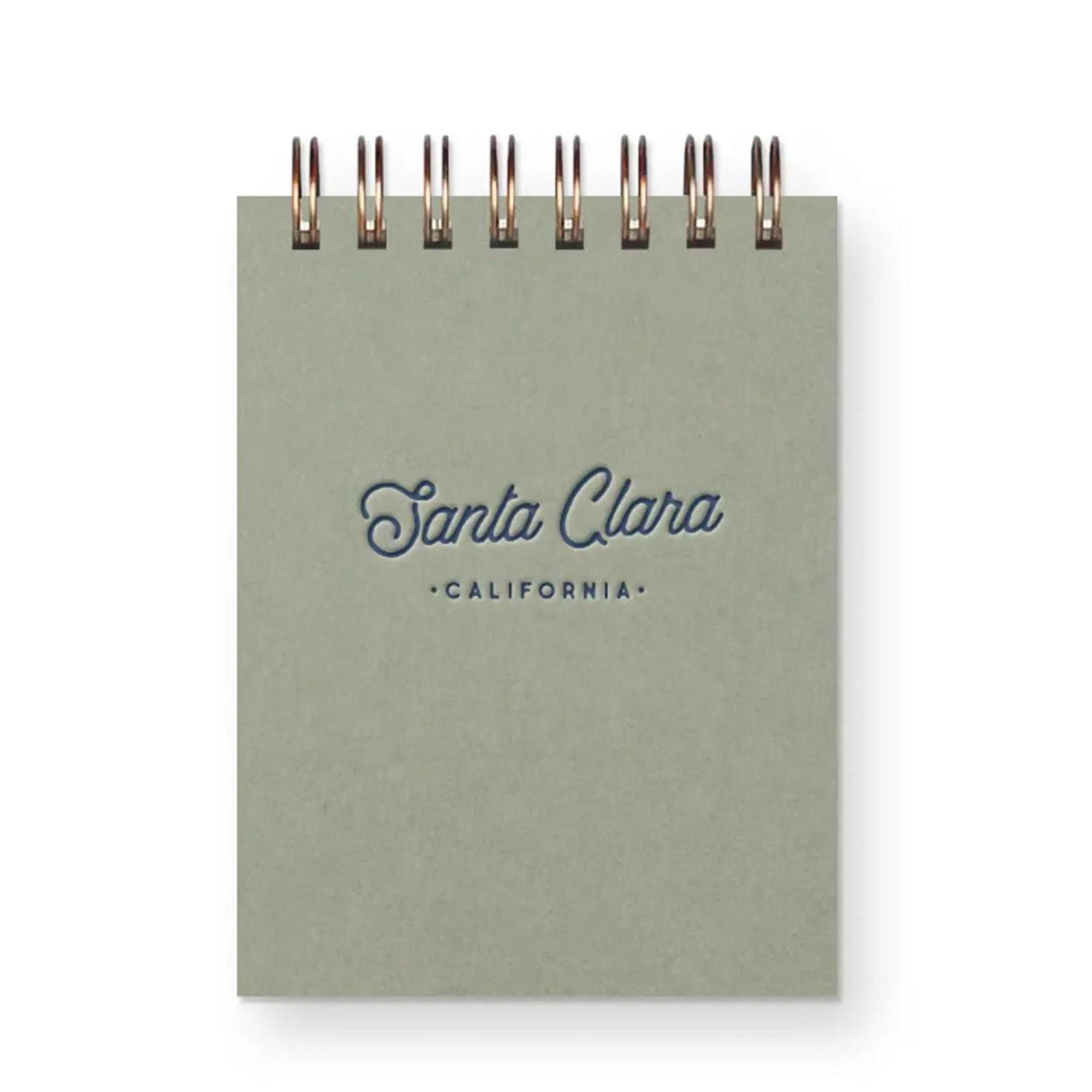 Product image 1 of 1 for Santa Clara California Script Mini Jotter Notebook, Sage Green