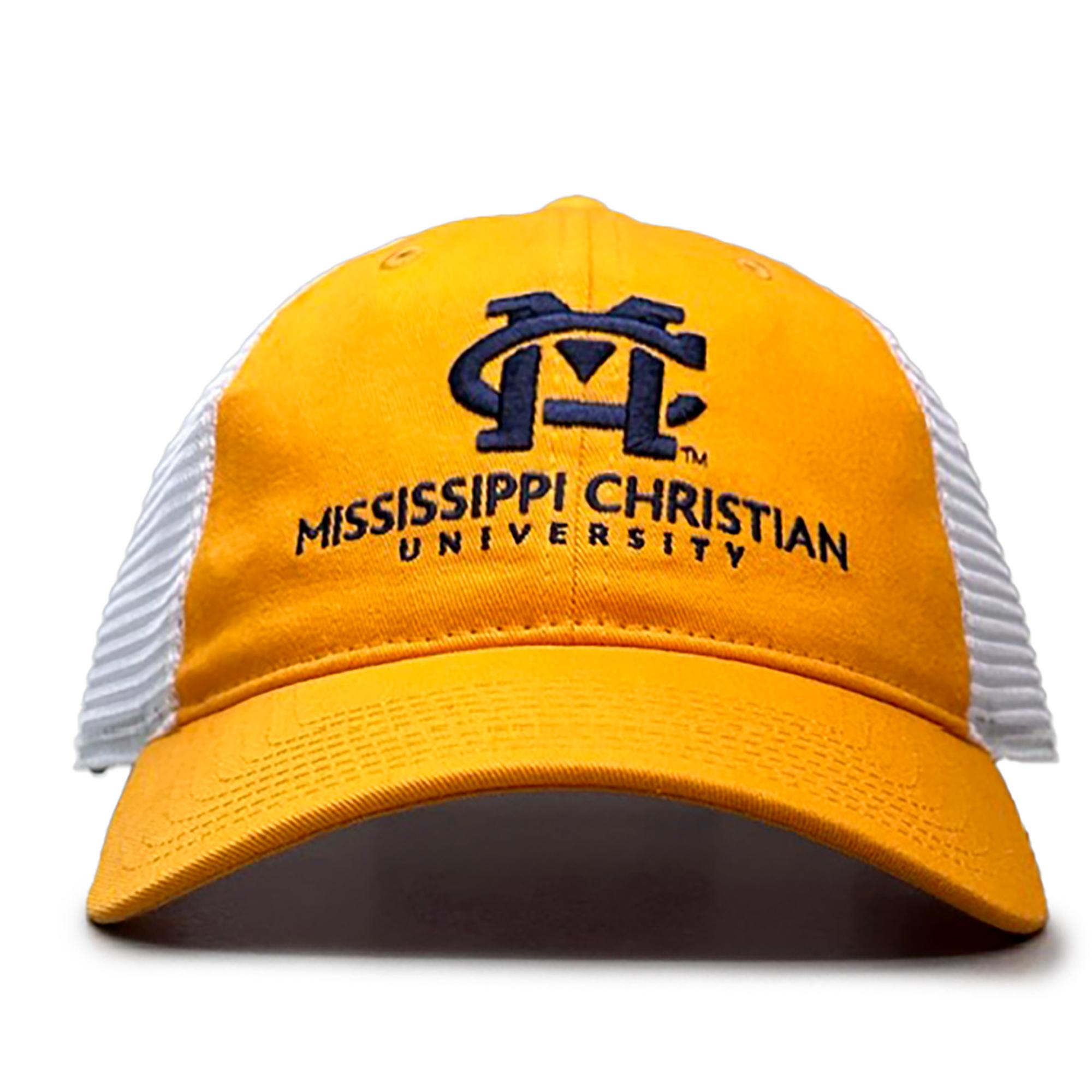 Product image 1 of 2 for MC HAT SOFT MESH TRUCKER ATH GOLD/WHT