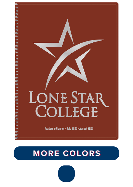 Lone Star College 2025-2026 Academic Monthly Planner; $9.95