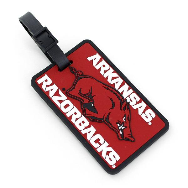 Arkansas Razorbacks NCAA Soft Luggage Tag; $8.99