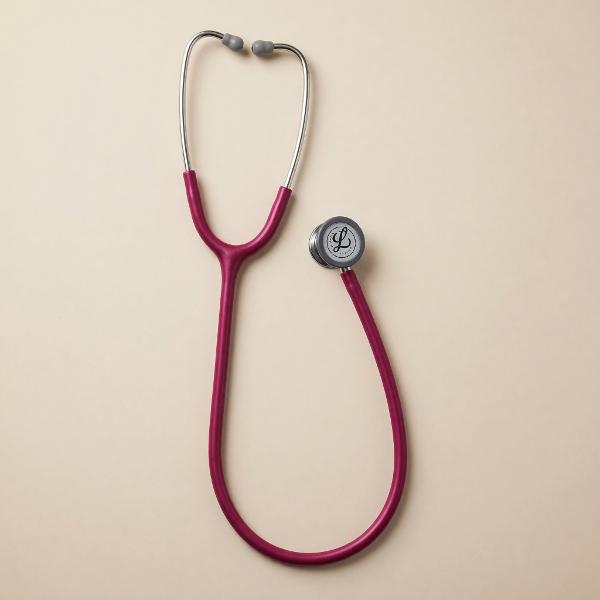 SATIN FINISH RASPBERRY STETHOSCOPE; $130.99