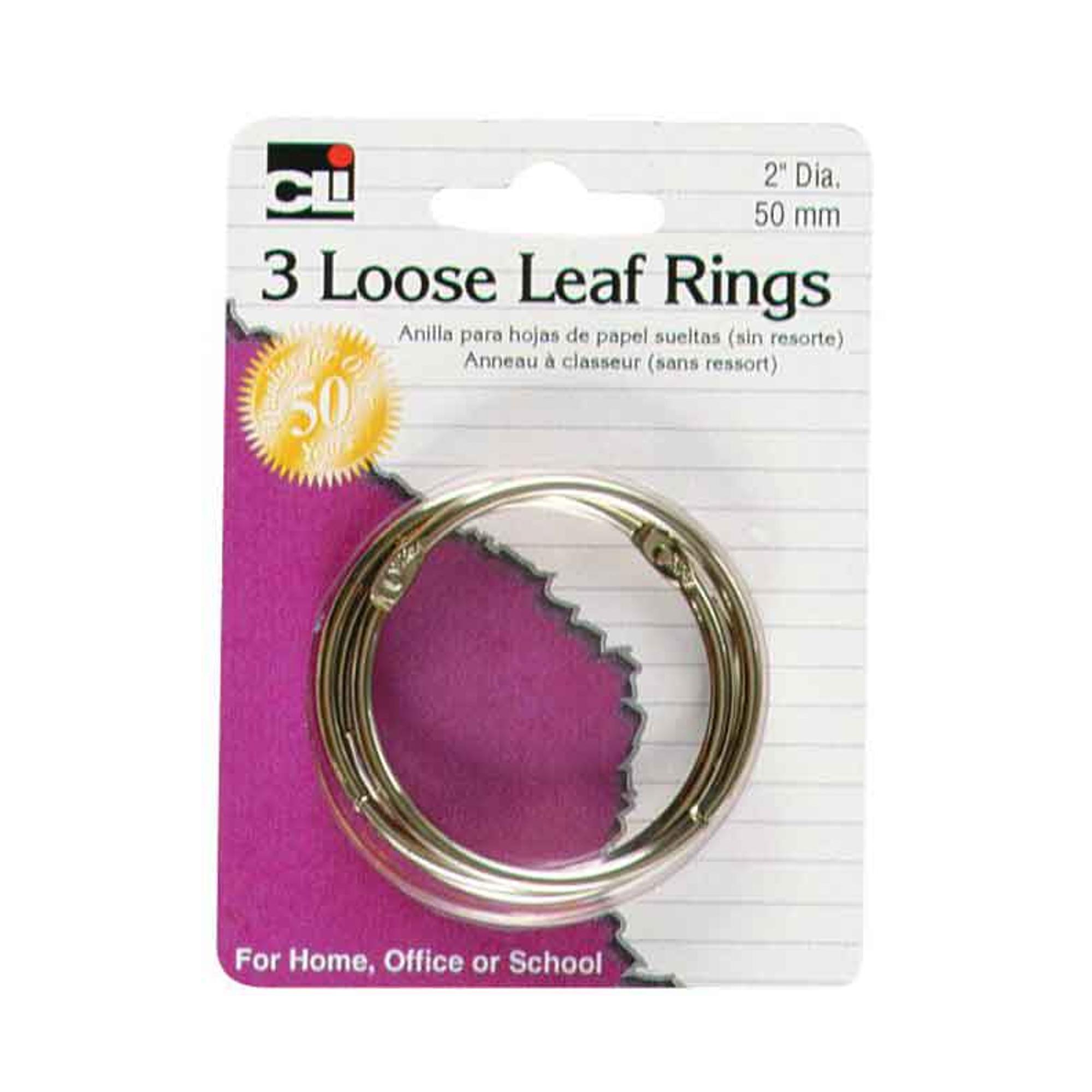 Product image 1 of 1 for LOOSE LEAF RINGS