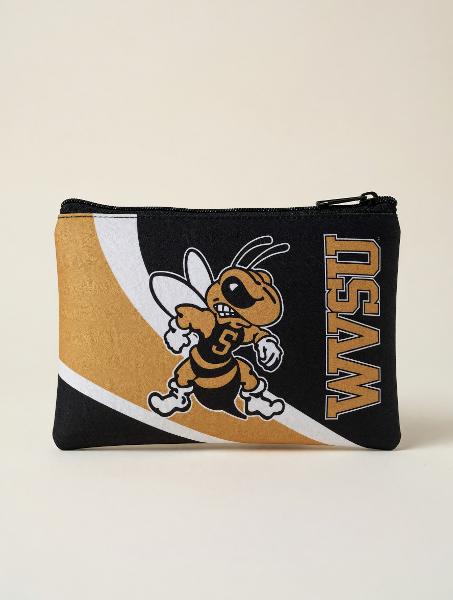 PENCIL POUCH - JARDINE WVSU; $15.99