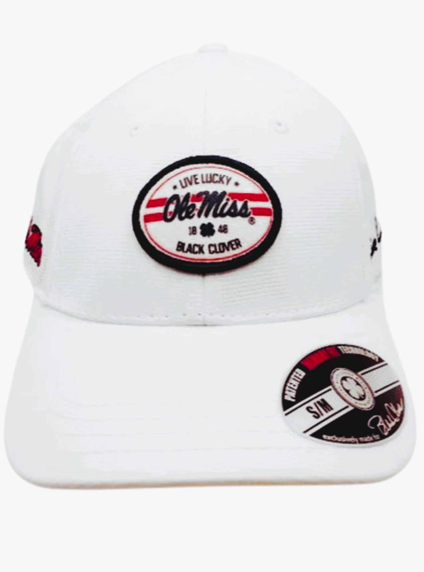 image of: Ole Miss Force Stretch Fit Hat White