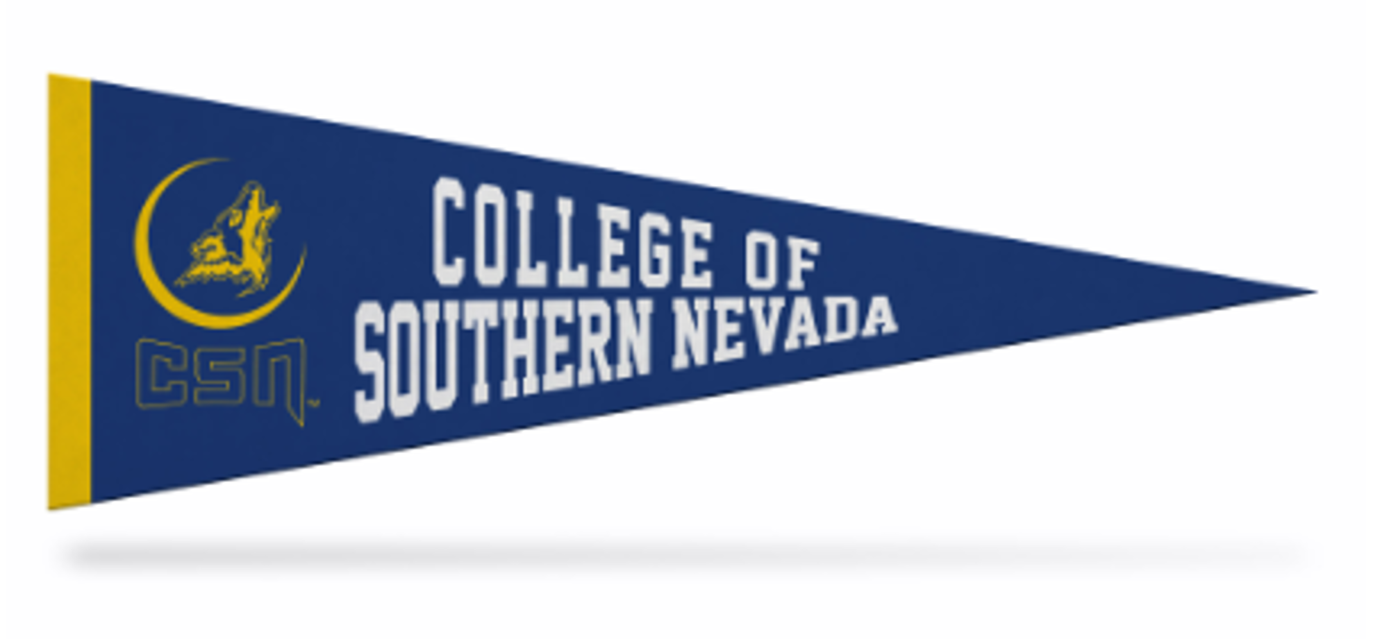 image of: CSN 5X15 PENNANT FULL NAME