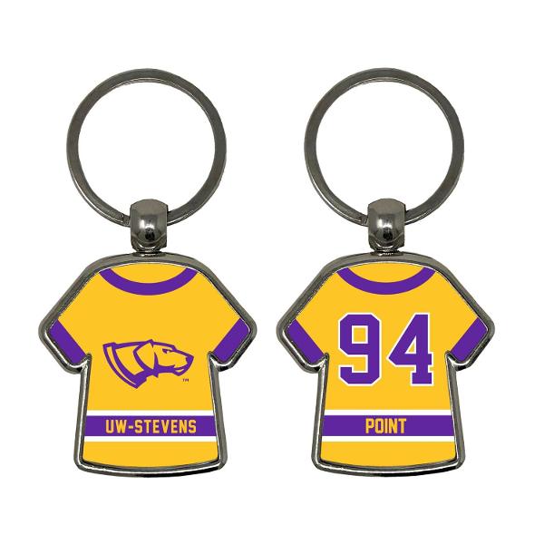 UWSP Metal T-Shirt Keychain; $13.98