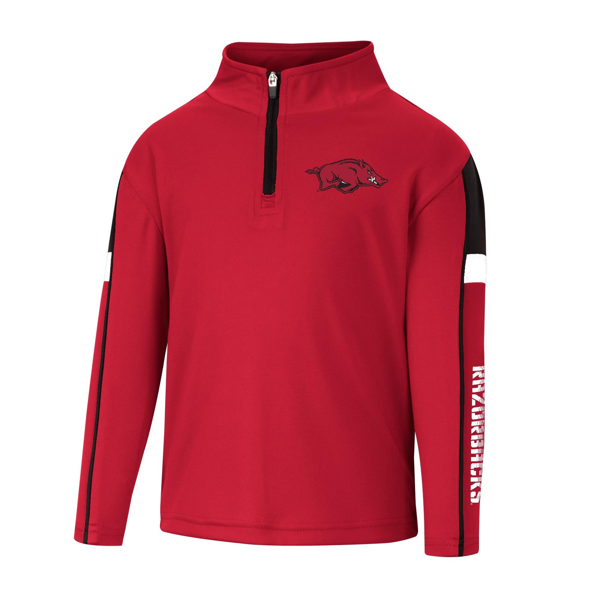 image of: Arkansas Razorbacks Toddler Screever Quarter Zip Windshirt