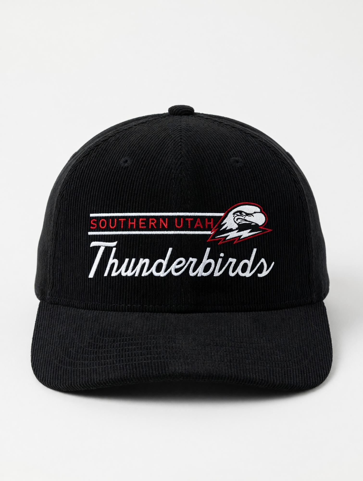 Product image 1 of 1 for CAPX HAT BLACK CORDUROY THUNDERBIRDS