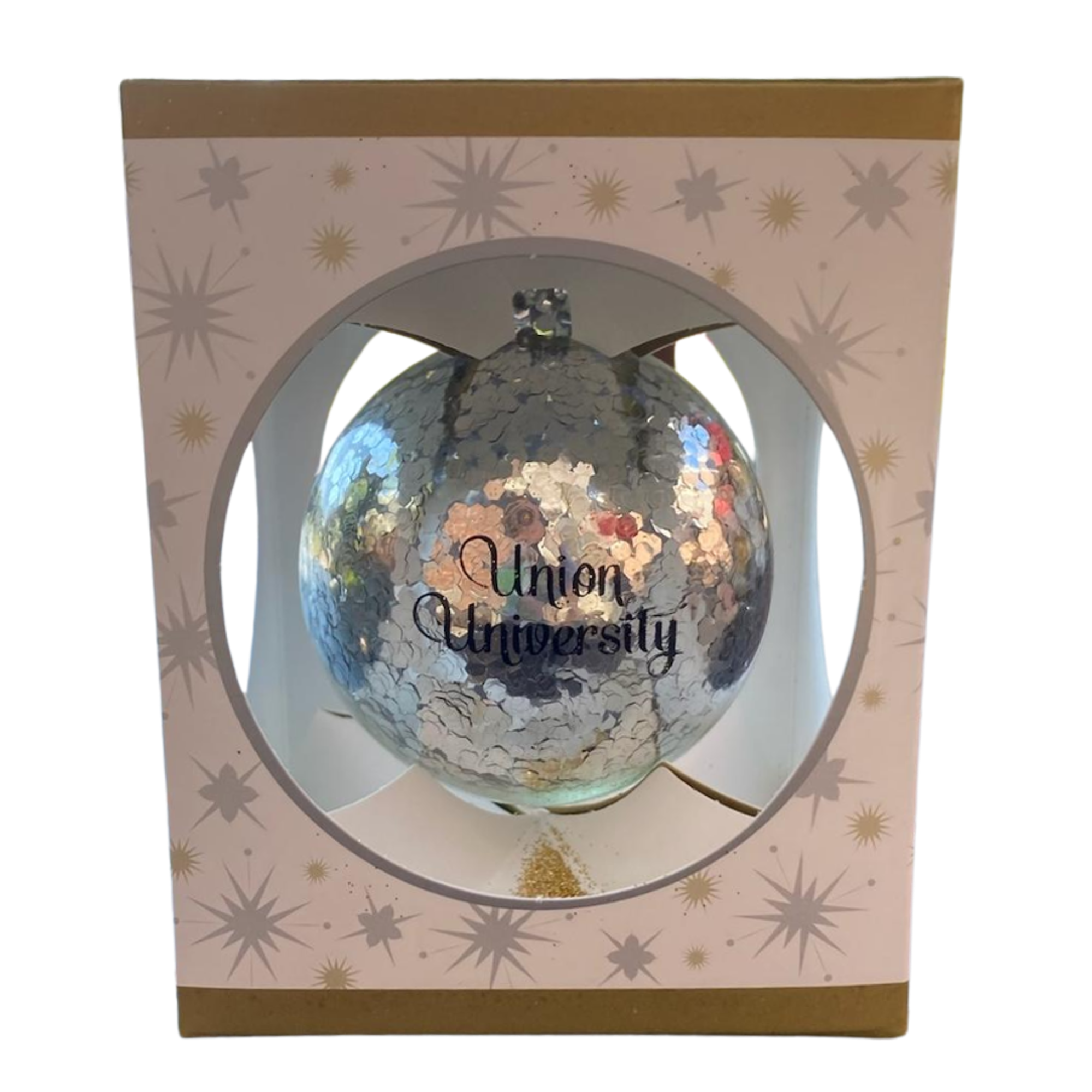 Variant 3 of 4 for Union Sparkle Glass Ball Ornament
