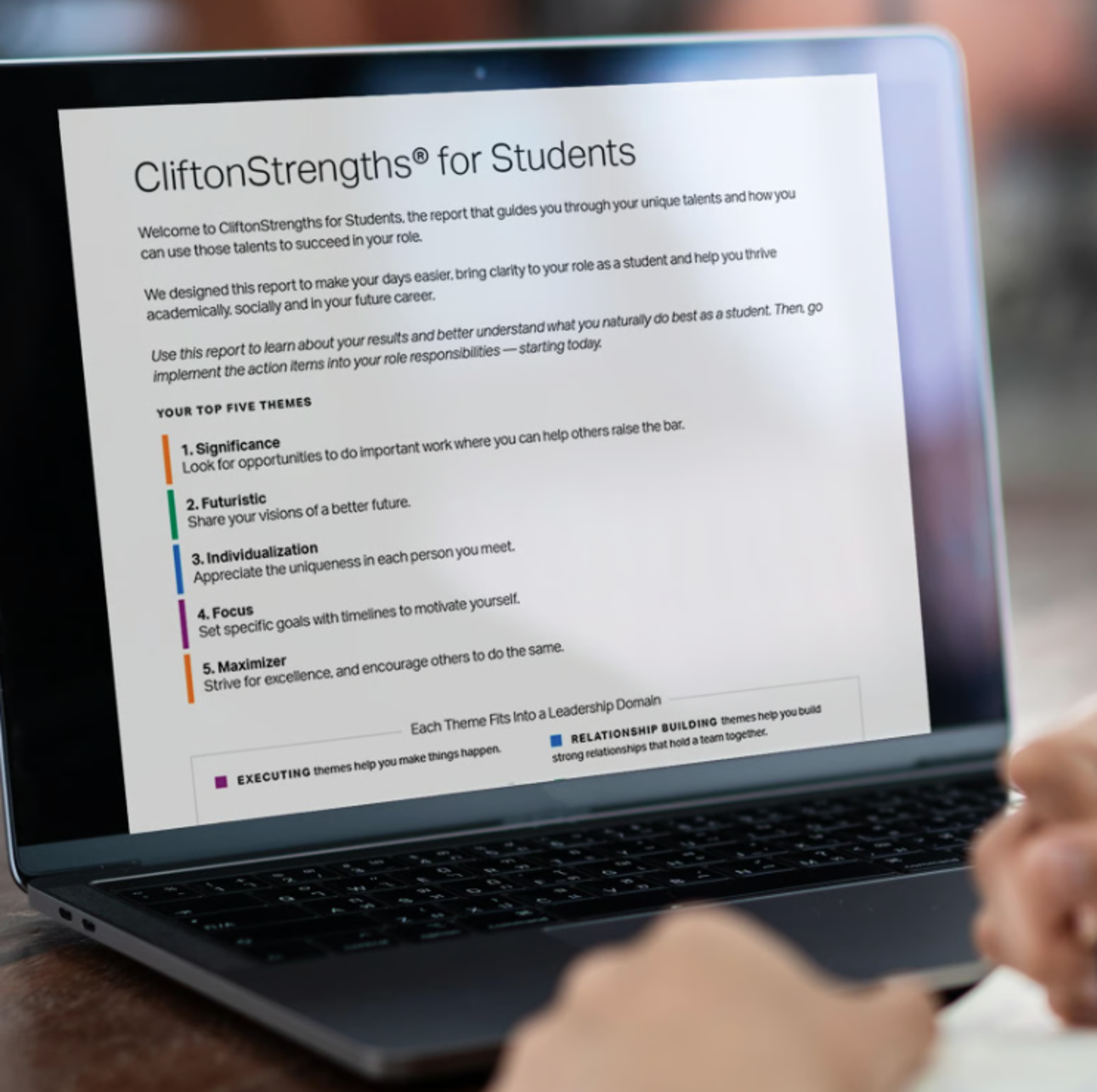 Cover image for CLIFTONSTRENGTHS FOR STUDENTS REPORT - ACCESS CODE ($24.99)