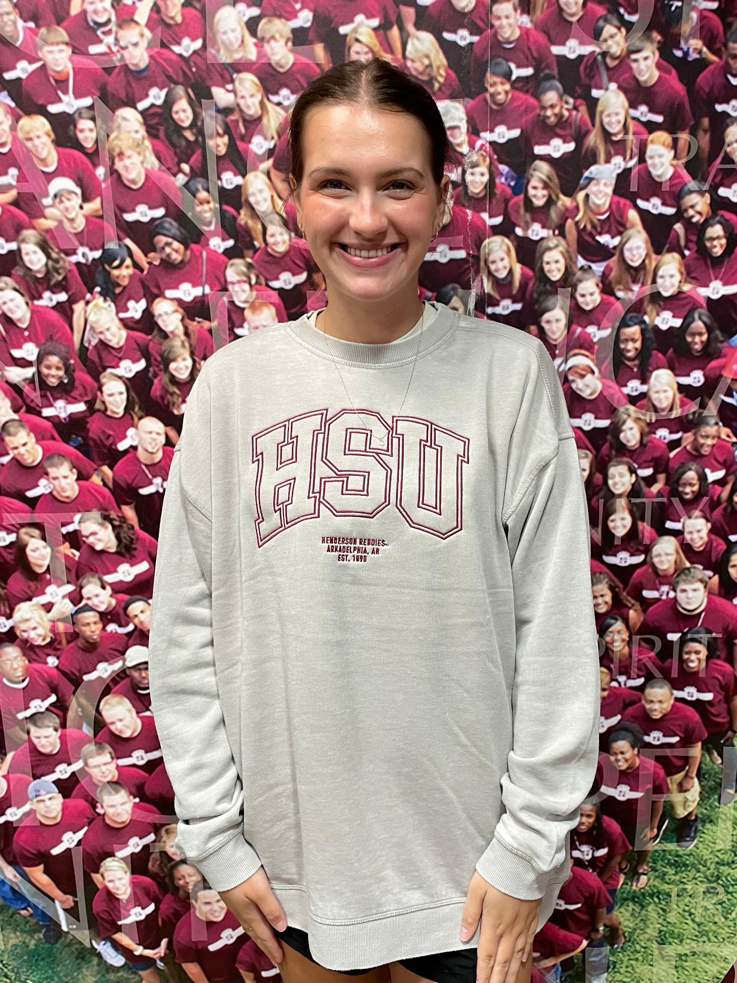Product image 2 of 2 for HSU Chicka-D Women's Campus Crew Sweatshirt