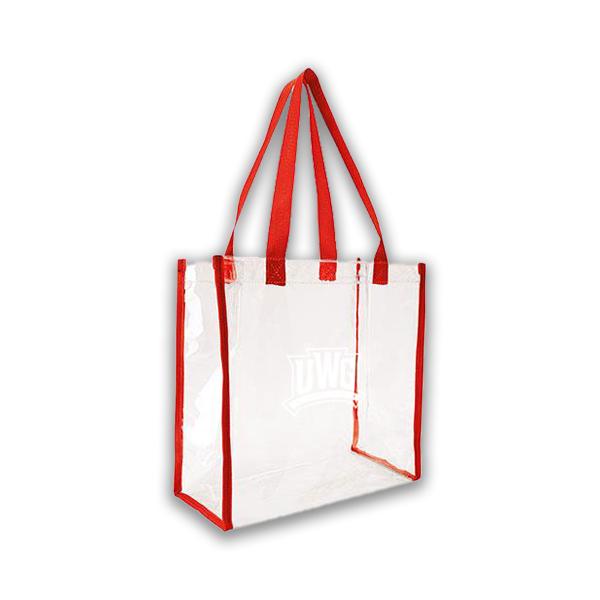 UWG ATHLETICS LOGO CLEAR BAG; $11.99