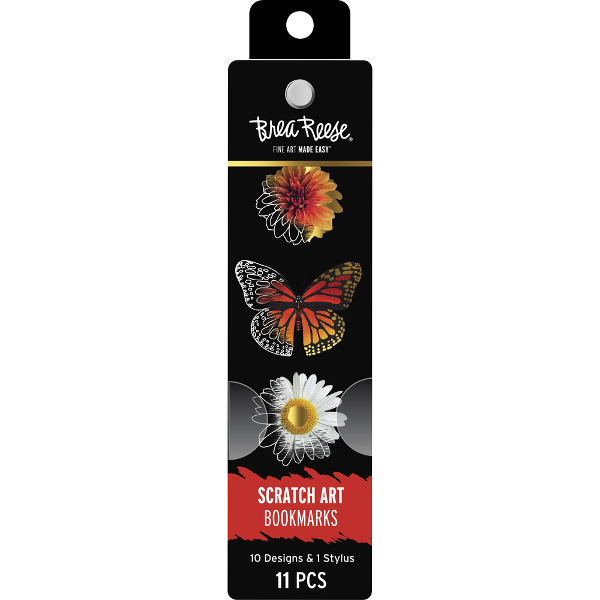 BREA REESE SCRATCH ART BOOKMARKS; $5.49