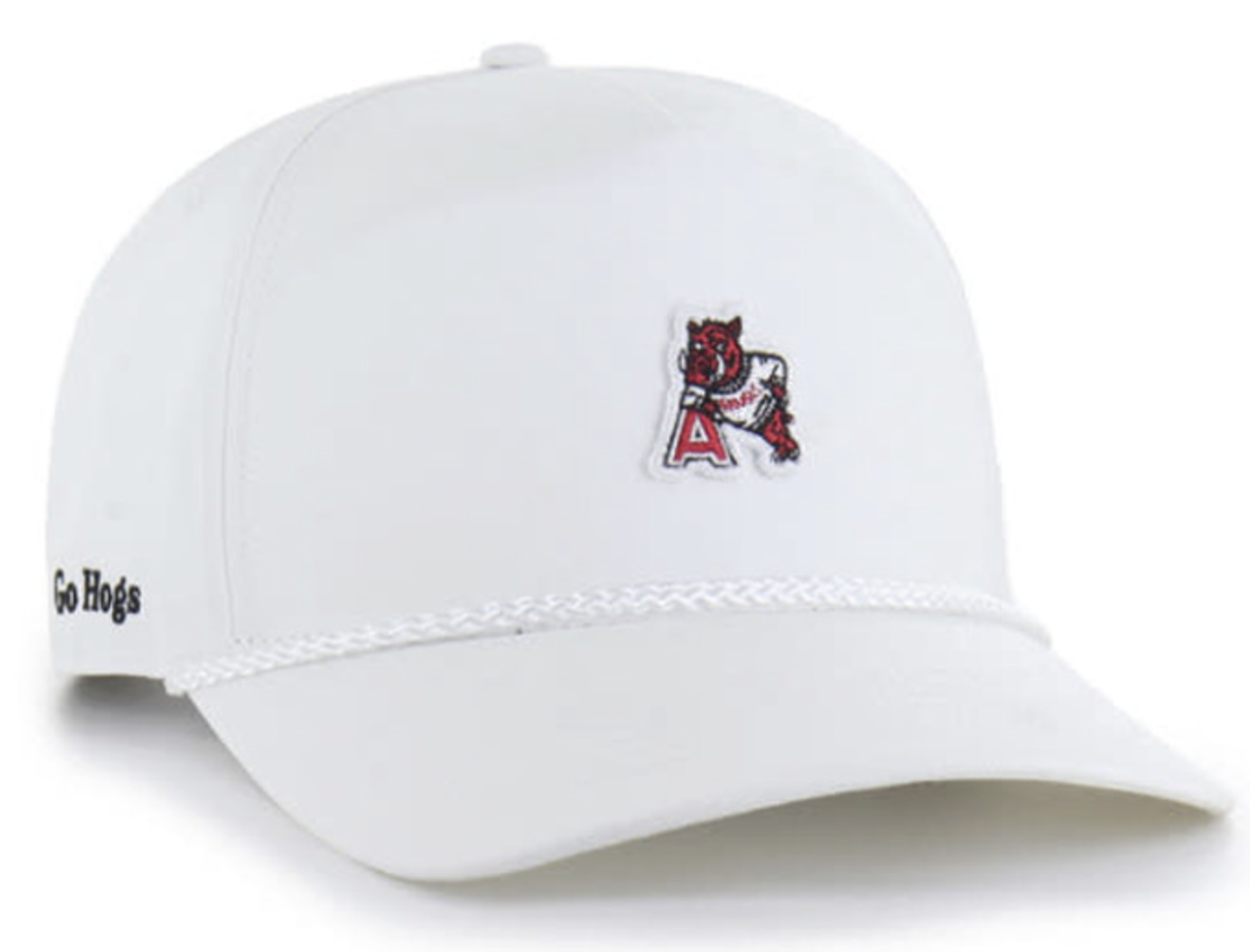 image of: Arkansas Razorbacks 47 Vintage Micro Patch Hitch Cap