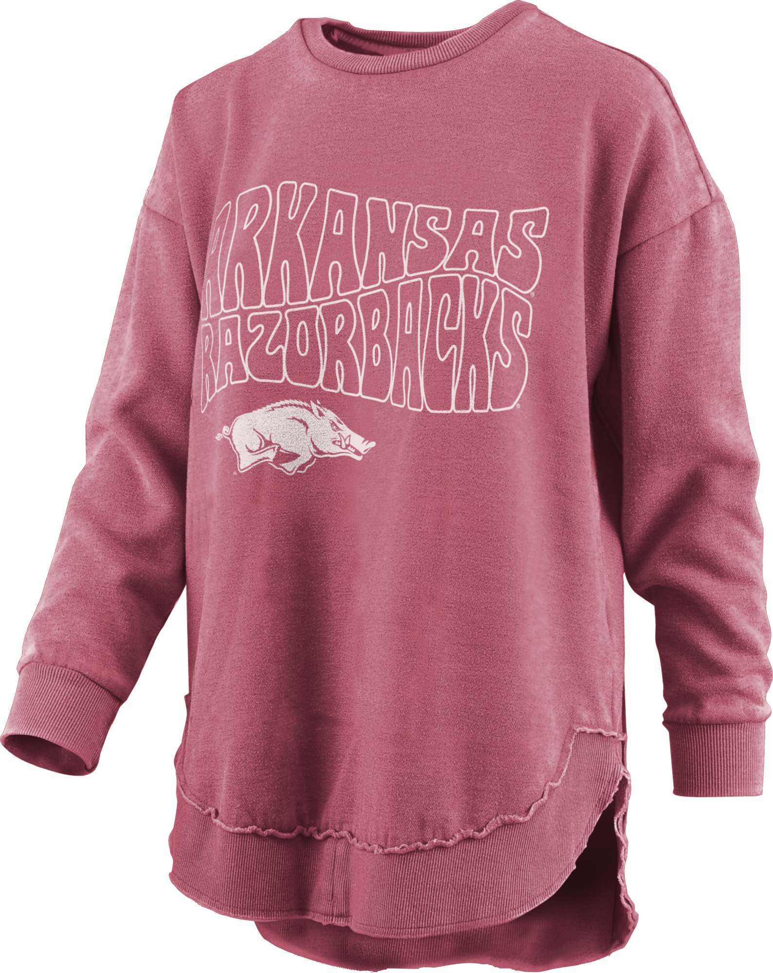 image of: Arkansas Razorbacks Pressbox Gypsy Crewneck Sweatshirt