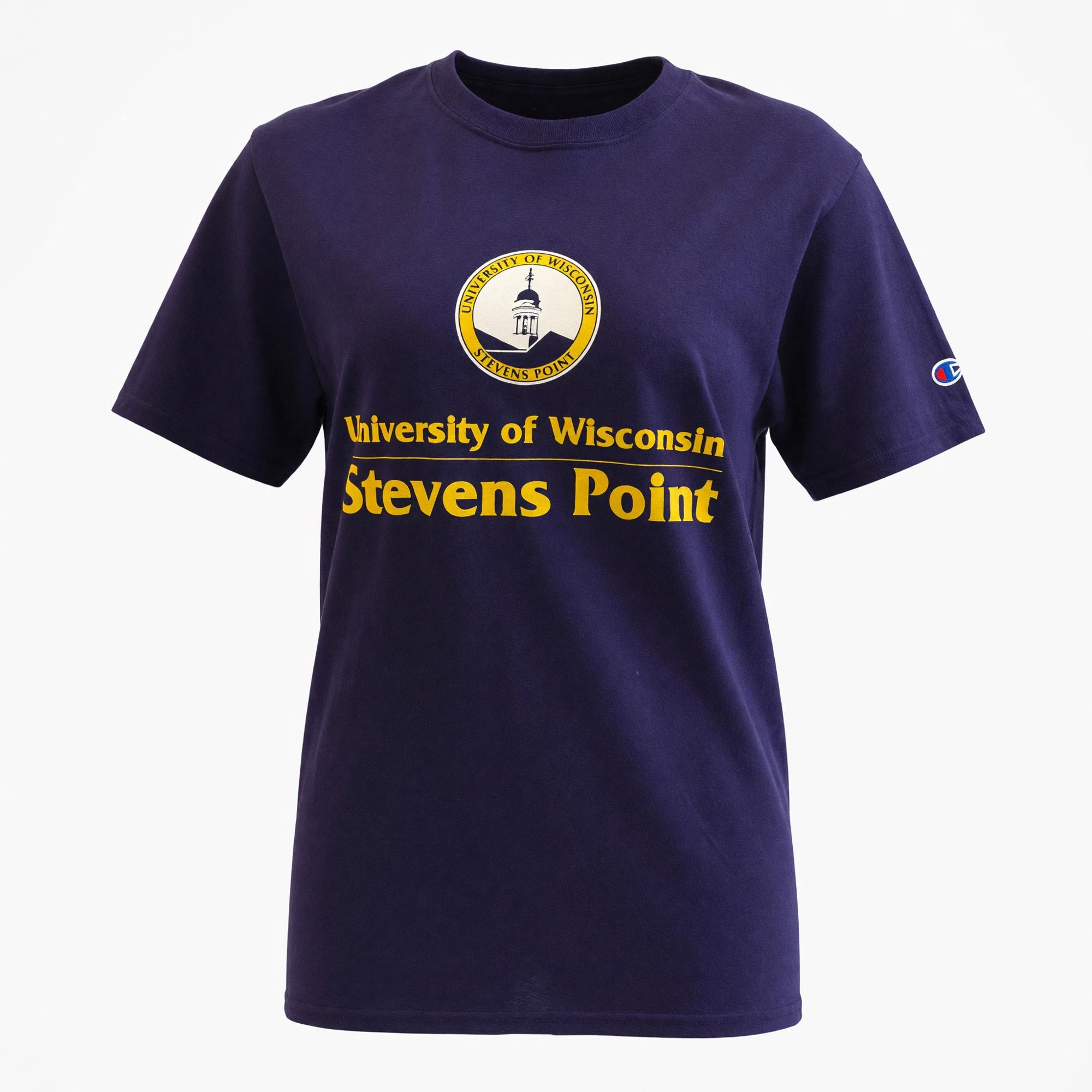 Product image 1 of 1 for University of Wisconsin Stevens Point Short Sleeve Replen Tee3, Purple