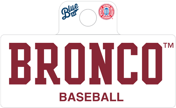 Santa Clara Broncos Blue 84 Sports Decal; $6.98