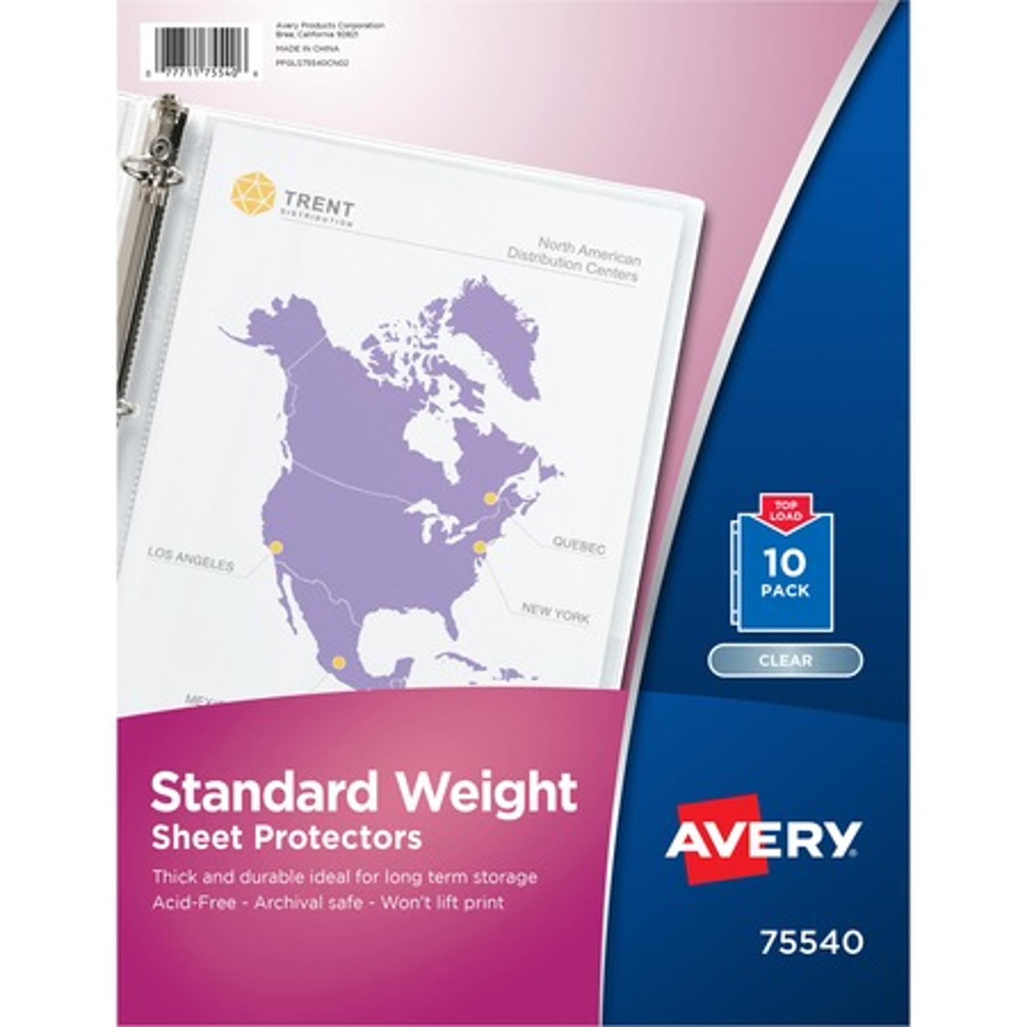 Product image 1 of 1 for Sheet Protectors Standard 10PK Avery