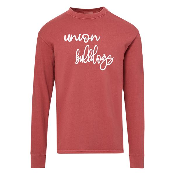 Union Bulldogs Coastal Color Long Sleeve Tee; $26.99