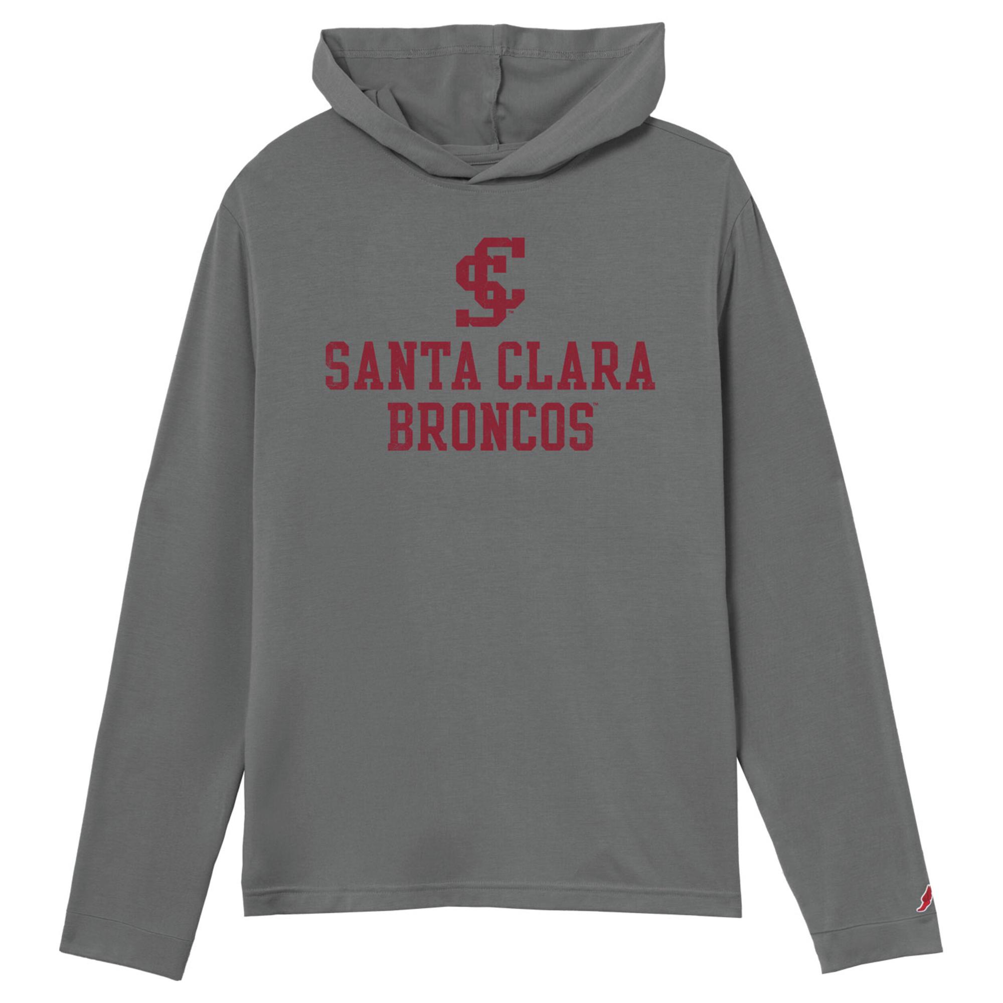 Product image 1 of 1 for Santa Clara Broncos Tri-Flex Lighweight Hood, Heather Graphite