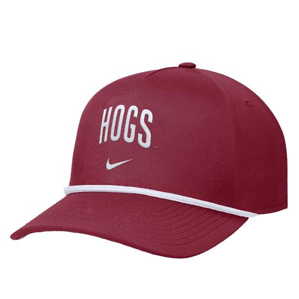 Arkansas Razorbacks Nike Rise 5P Structured Adjustable Cap; $34.00