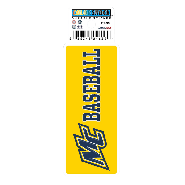 MC Baseball Textured Stickers; $2.99