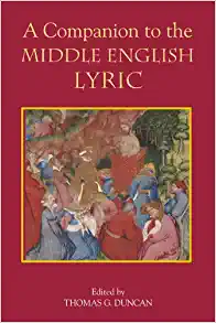 Cover image for COMPANION TO MIDDLE ENGLISH LYRIC