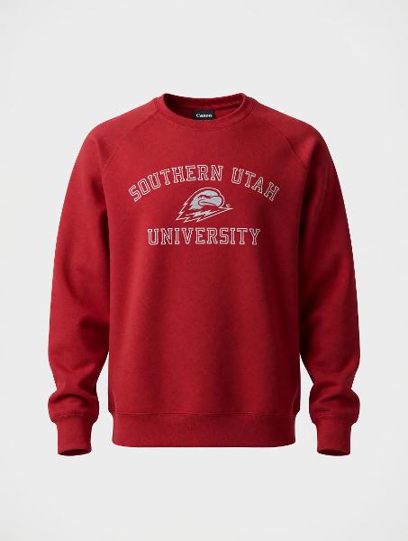 MV SPORT RED CREW FLEECE SUU THOR; $49.99
