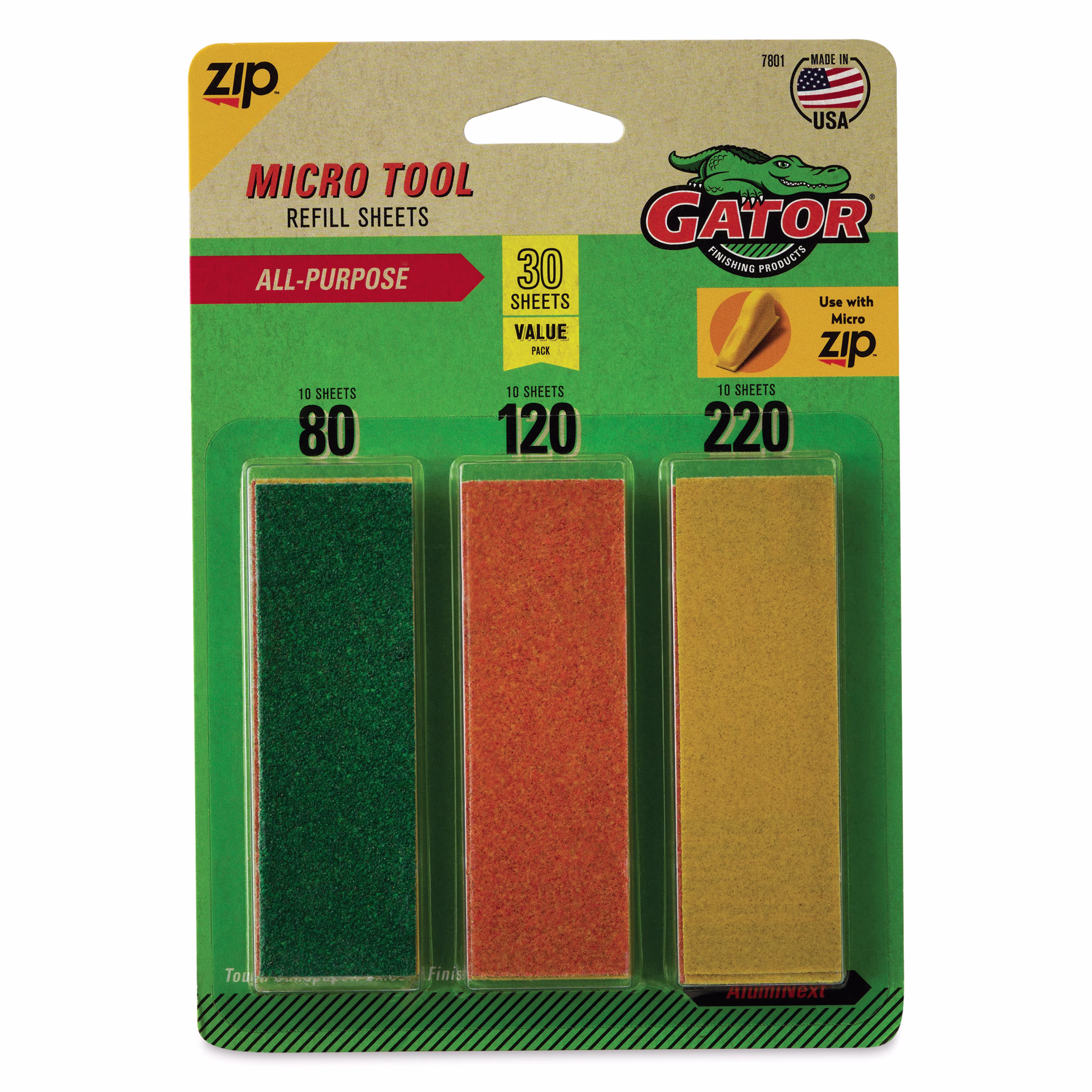 Product image 1 of 3 for Gator Zip Micro Tool Refill Sheets