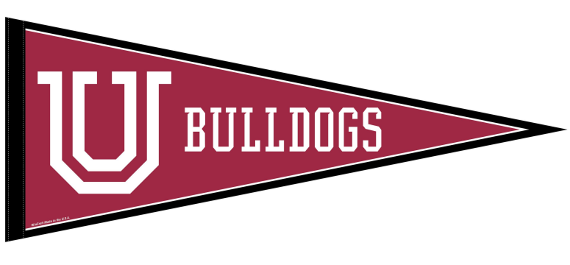 image of: U Bulldogs 12" x 30" Pennant