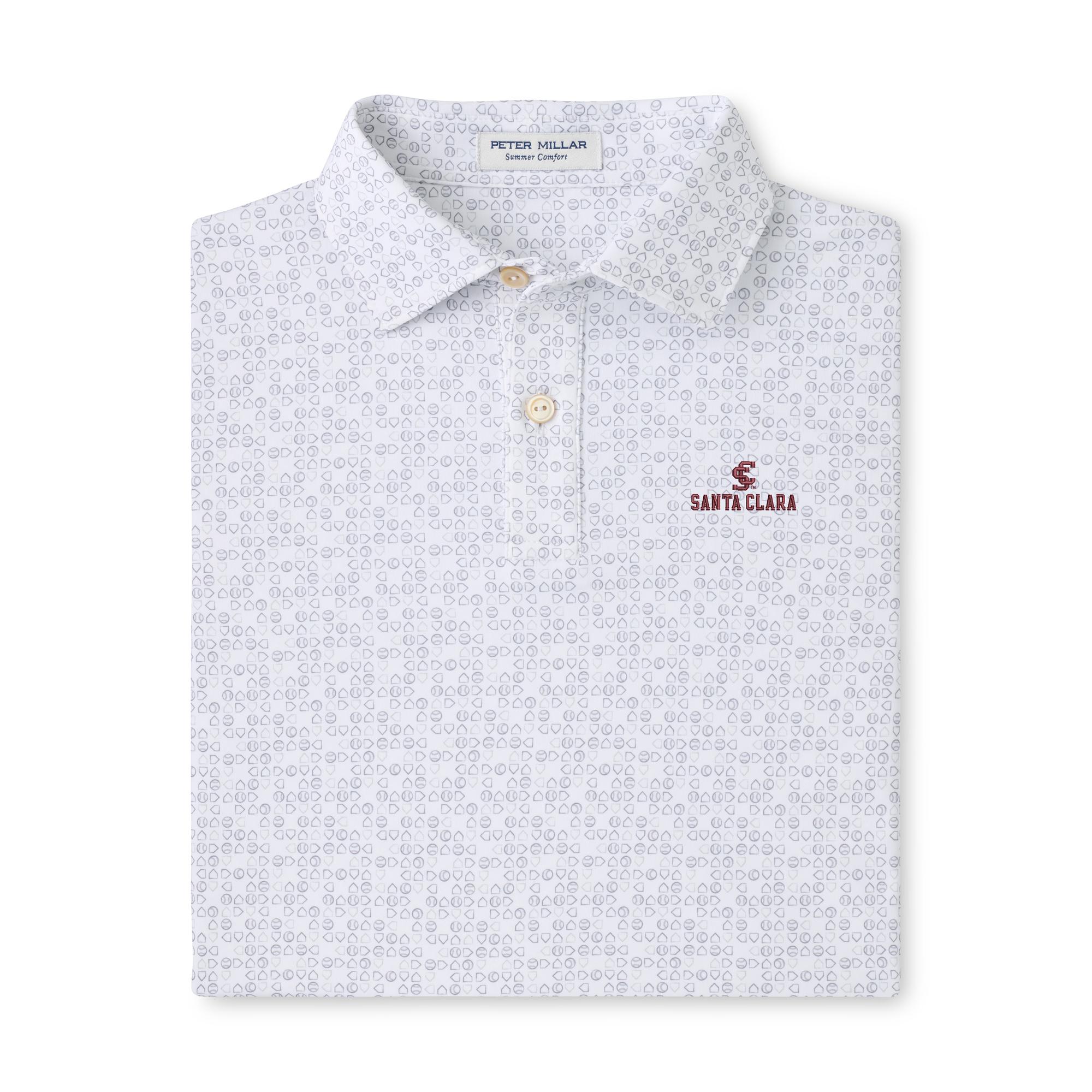 Product image 1 of 1 for Santa Clara Broncos Peter Millar Youth Bases Loaded Performance Jersey Polo