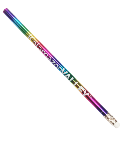 KVCC Shiny Rainbow Pencil; $0.89