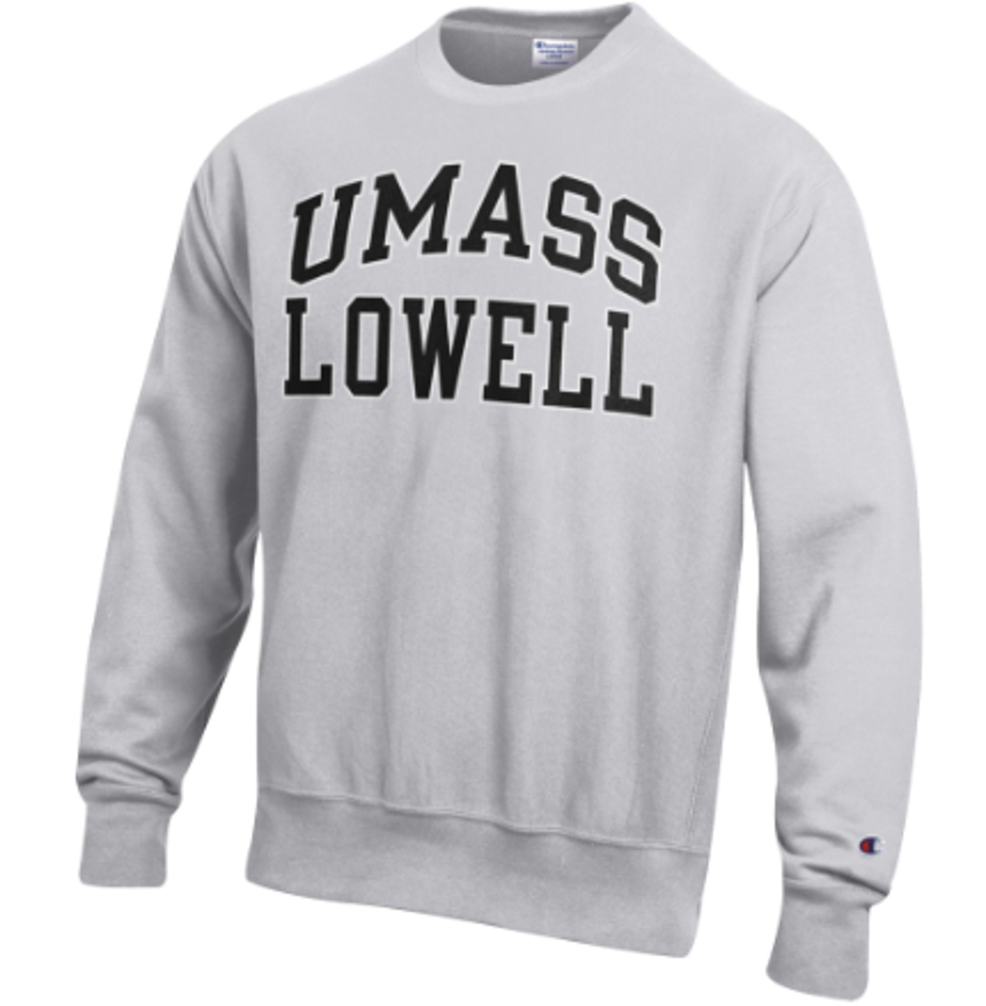 Product image 3 of 3 for Reverse Weave Crew Silver Grey UMass Lowell