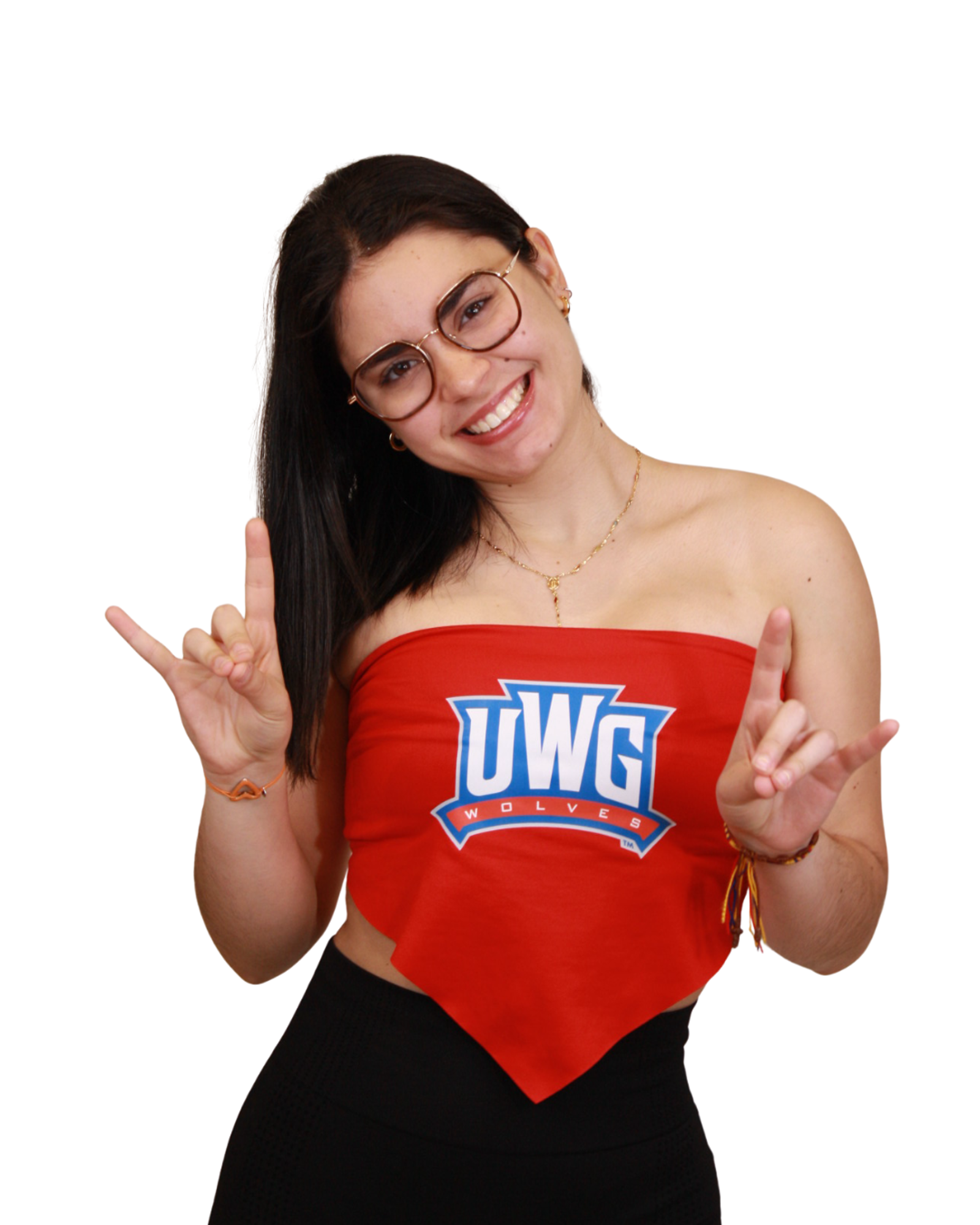 Product image 1 of 2 for UWG WOLVES TIE-BACK BANDEAU TOP ONE SIZE
