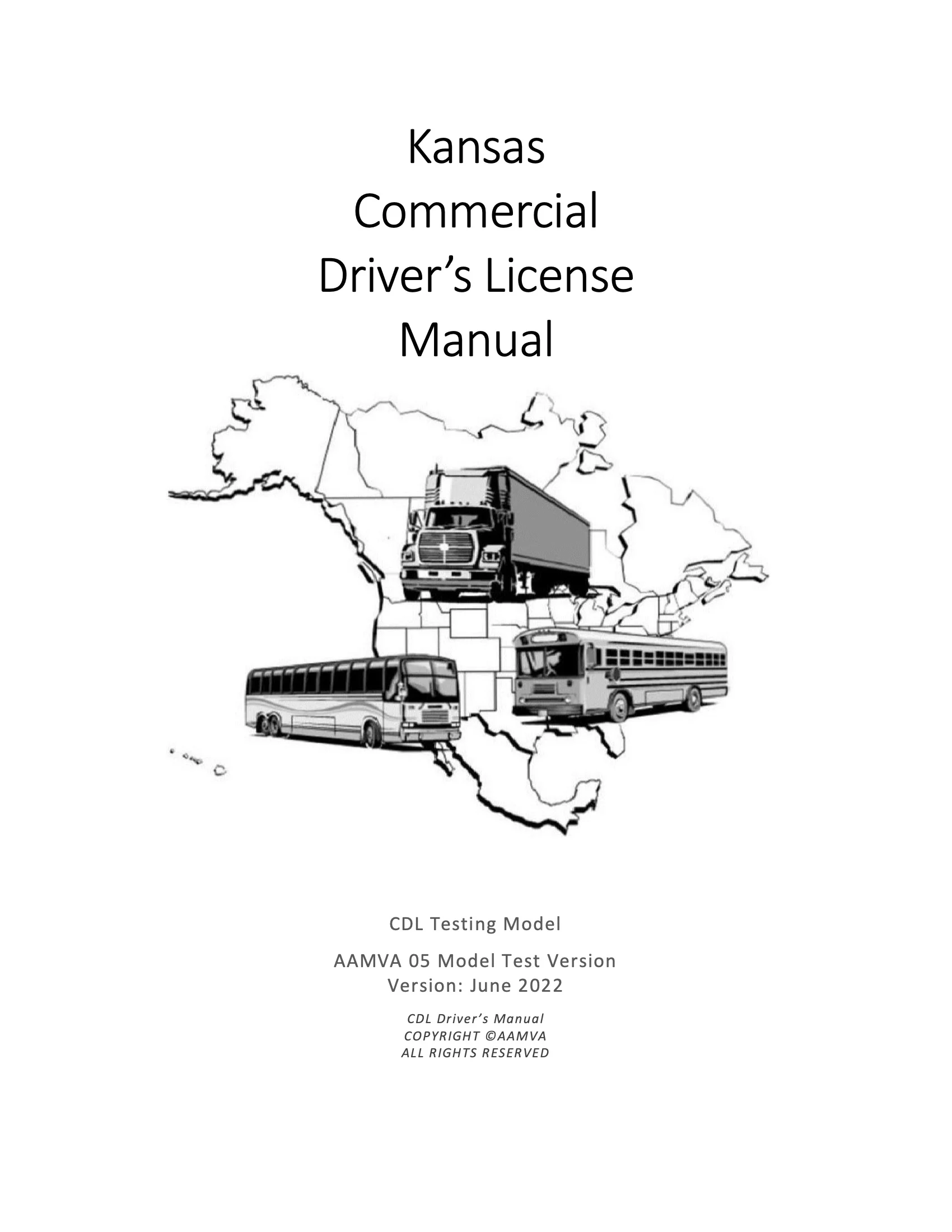 Cover image for COMMERCIAL DRIVER'S LICENSE MANUAL
