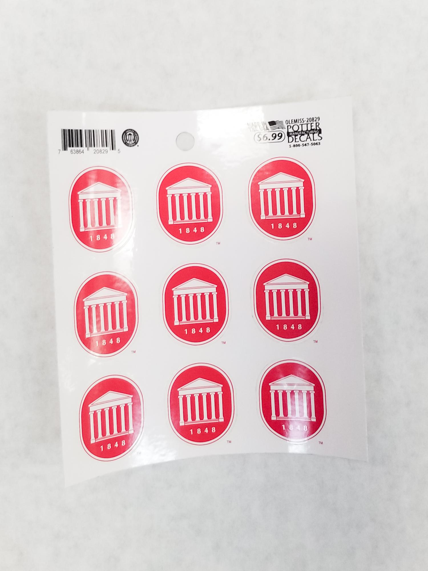 image of: Lyceum Crest Sticker Sheet